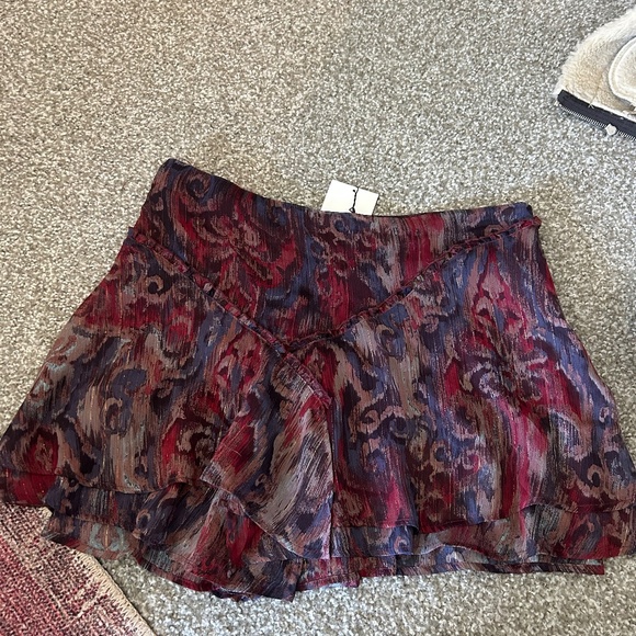 NWT Zara metallic thread mini skirt - Picture 4 of 5